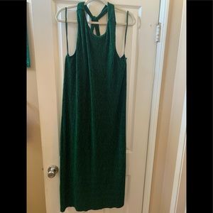 Green sparkle dress